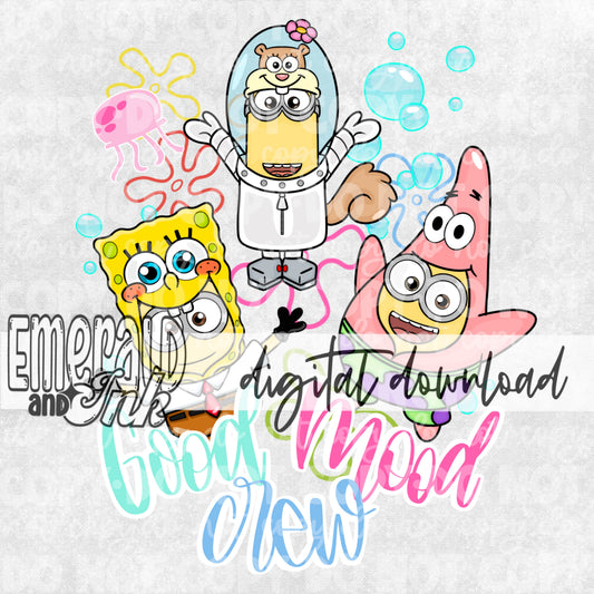 Good Mood Crew - PNG Digital Download