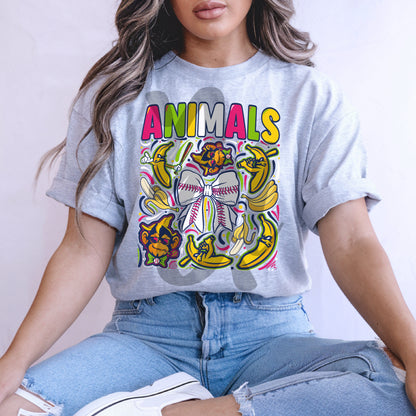 ANIMALS Baseball Collage - Digital Download