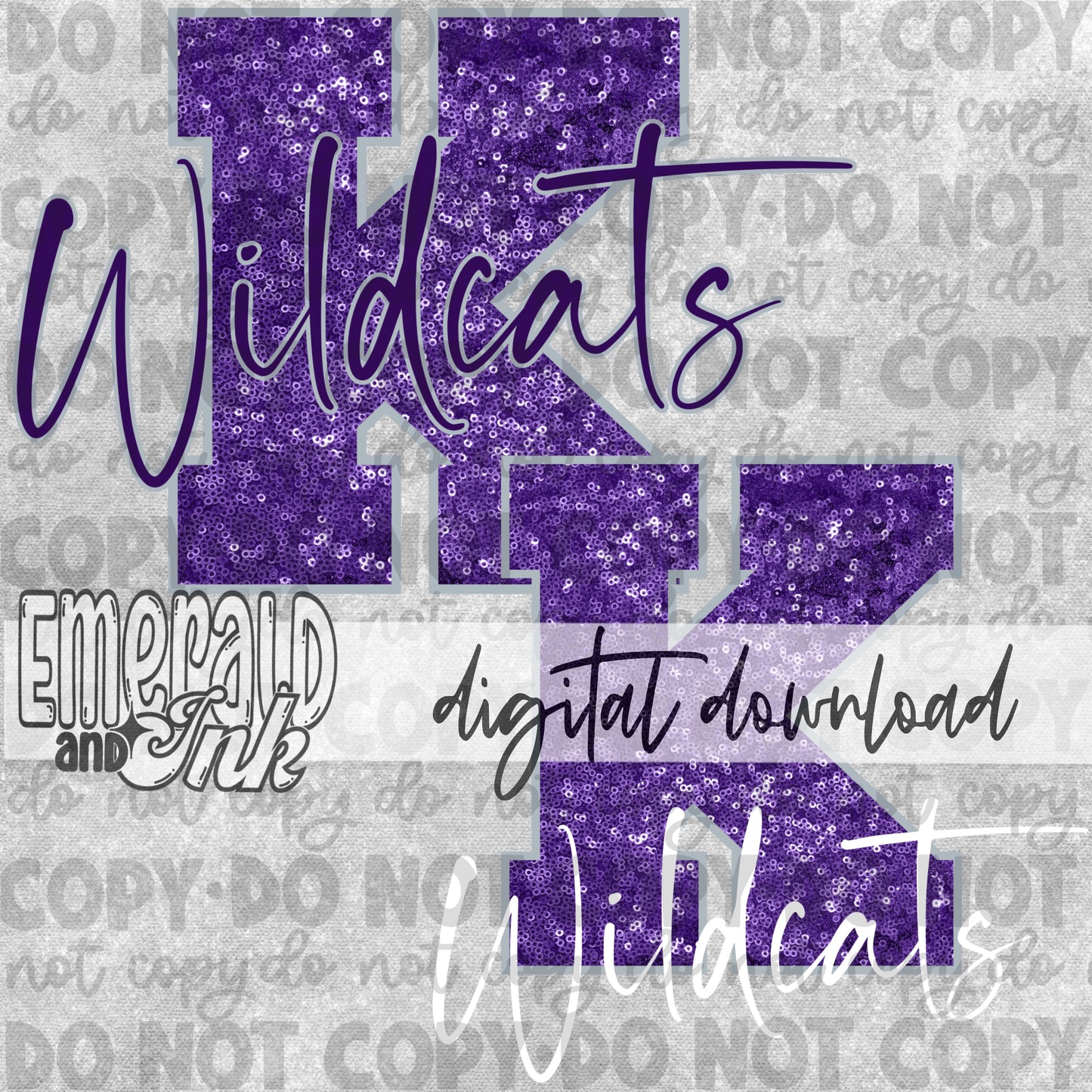 K Wildcats (2 designs) - Digital Download