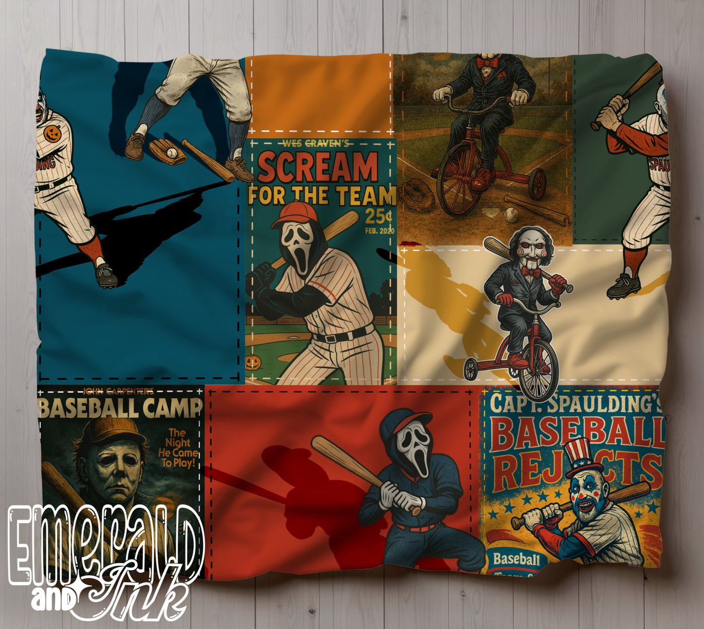 Vintage Horror Baseball Seamless *LIMITED EDITION* Download