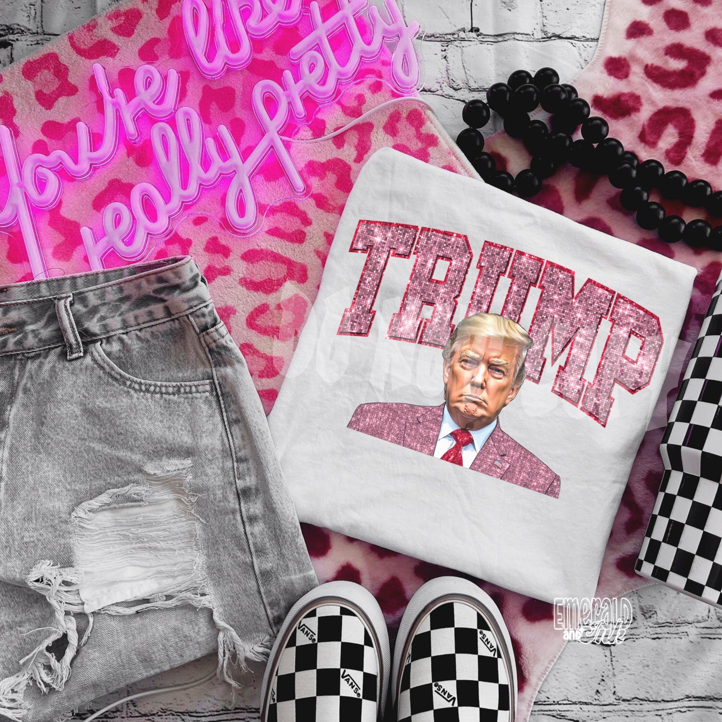 Trump Glitter Set - Digital Zip File Download