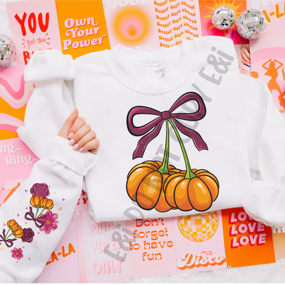 Coquette Pumpkins PNG Set (3 files)