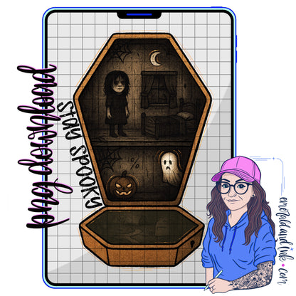 Stay Spooky “Polly Pocket” PNG Digital
