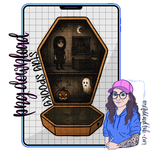 Stay Spooky “Polly Pocket” PNG Digital