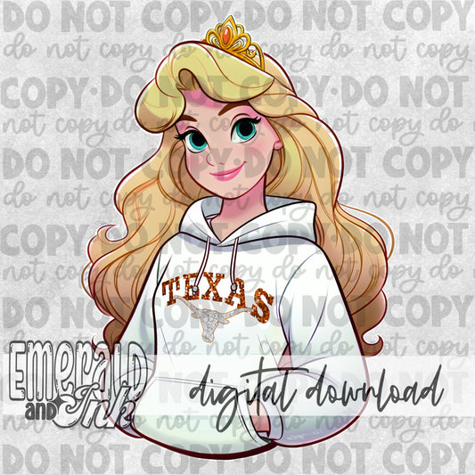 Rose Princess - Texas Orange - Digital Download