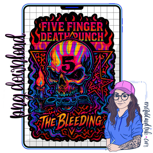 5FDP Neon PNG - Digital Download