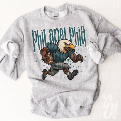 Philadelphia Football Mascot PNG Digital Download
