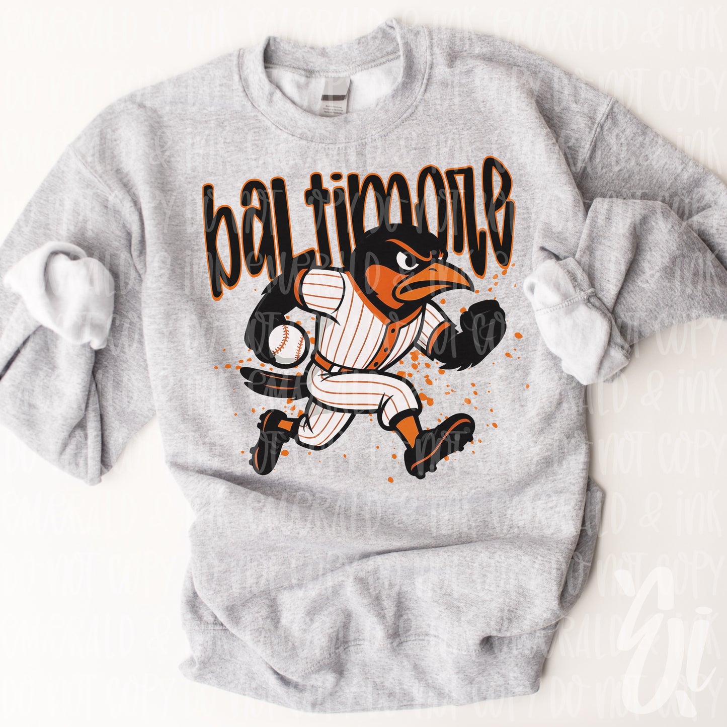 Baltimore Baseball Mascot PNG Digital Download