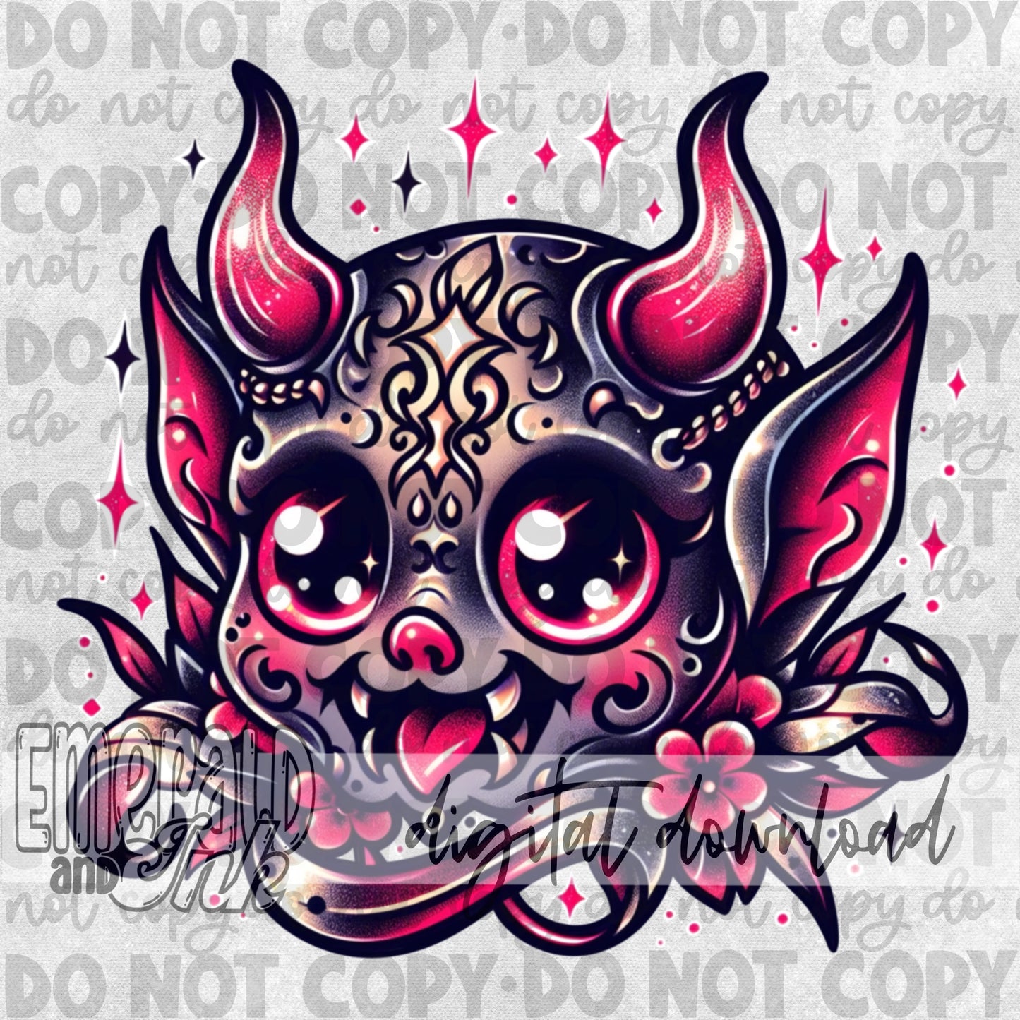 Devil Baby Cutie Critter - Digital Download