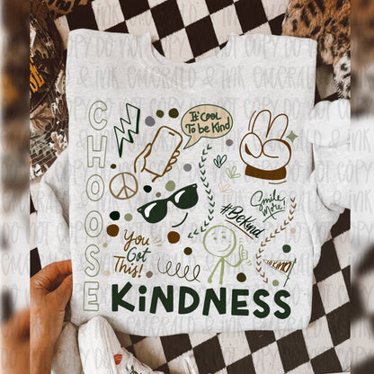 Choose Kindness Unisex Subway Style PNG Digital Download