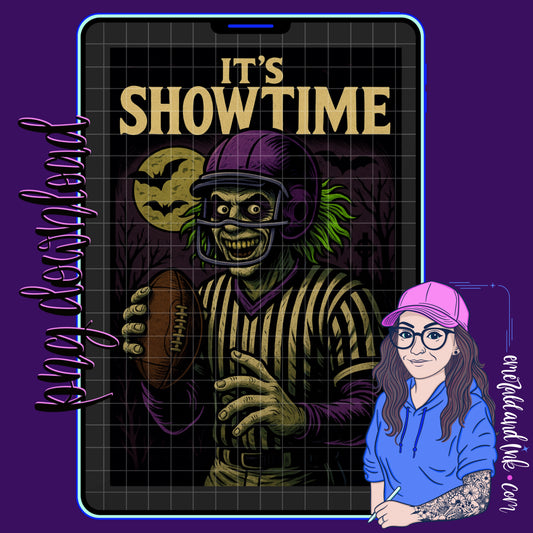 Horror Football Showtime - PNG File