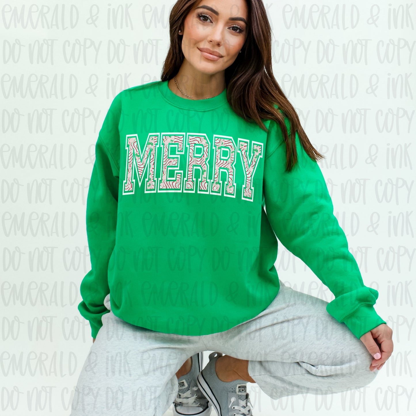 MERRY Christmas Tree Cakes PNG - Digital Download