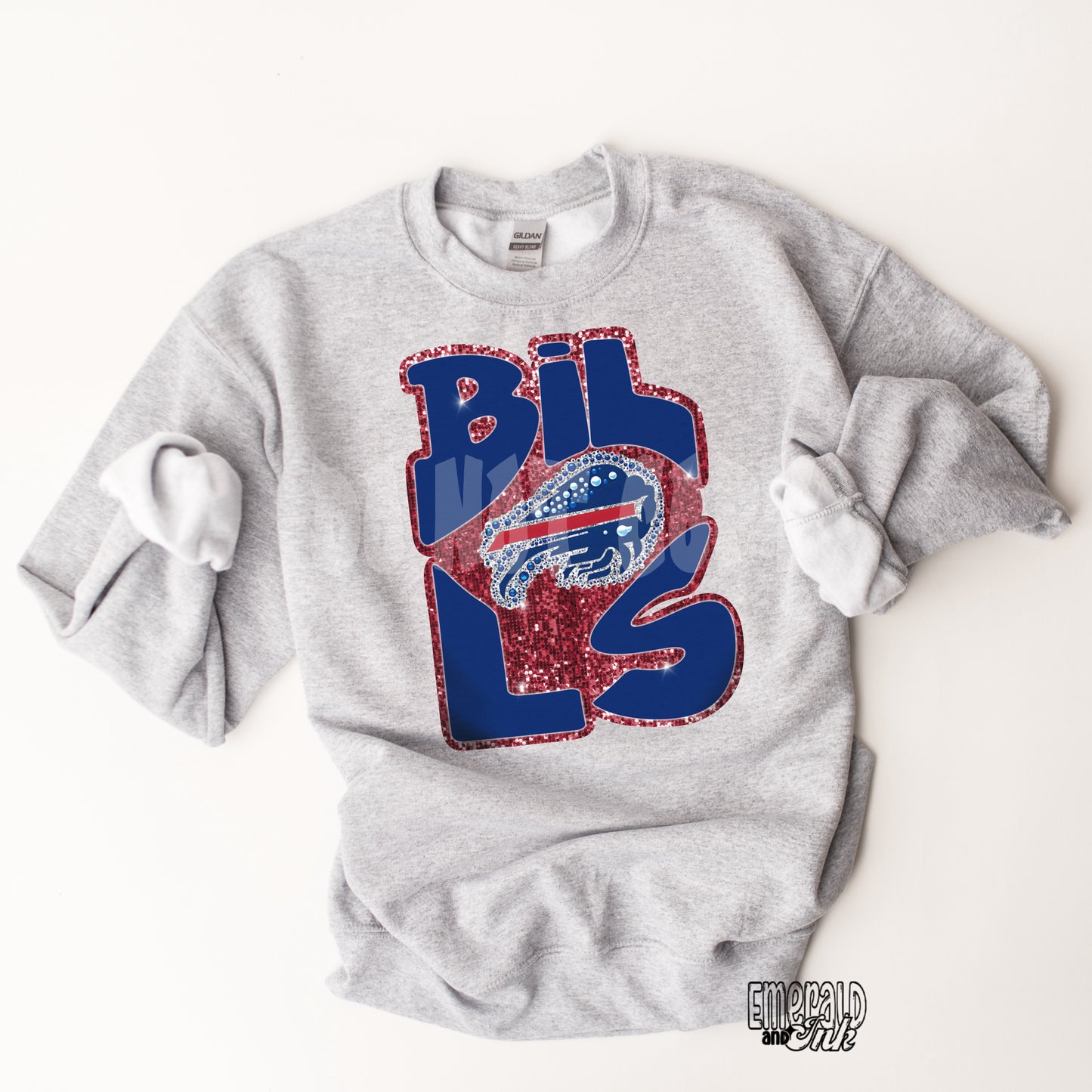 Football Rhinestone B.Bills. - Digital Download