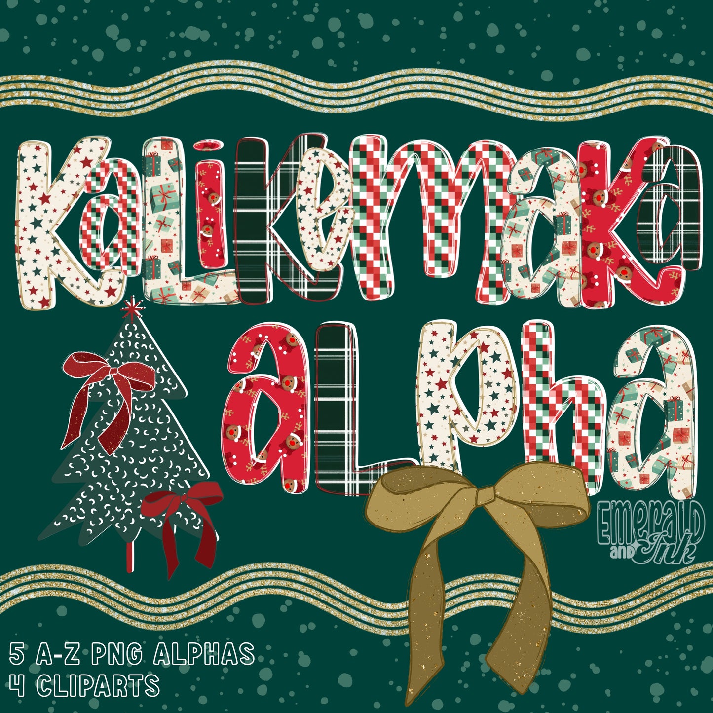 Kalikemaka Alpha Set - PNG Digital Download