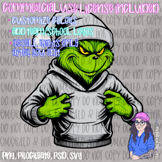 Green Guy Commercial Use File - LTD QTYS!