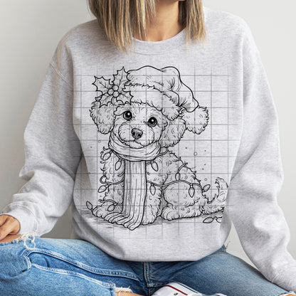 Christmas Puppy #2 PNG Download