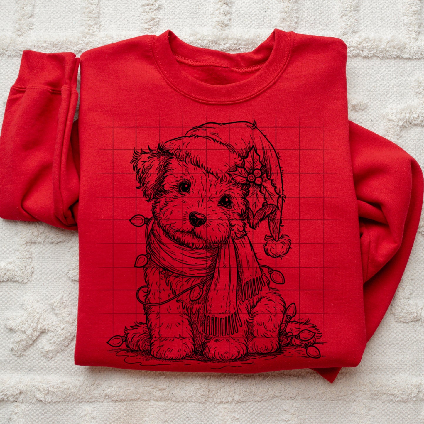 Christmas Puppy #1 PNG Download