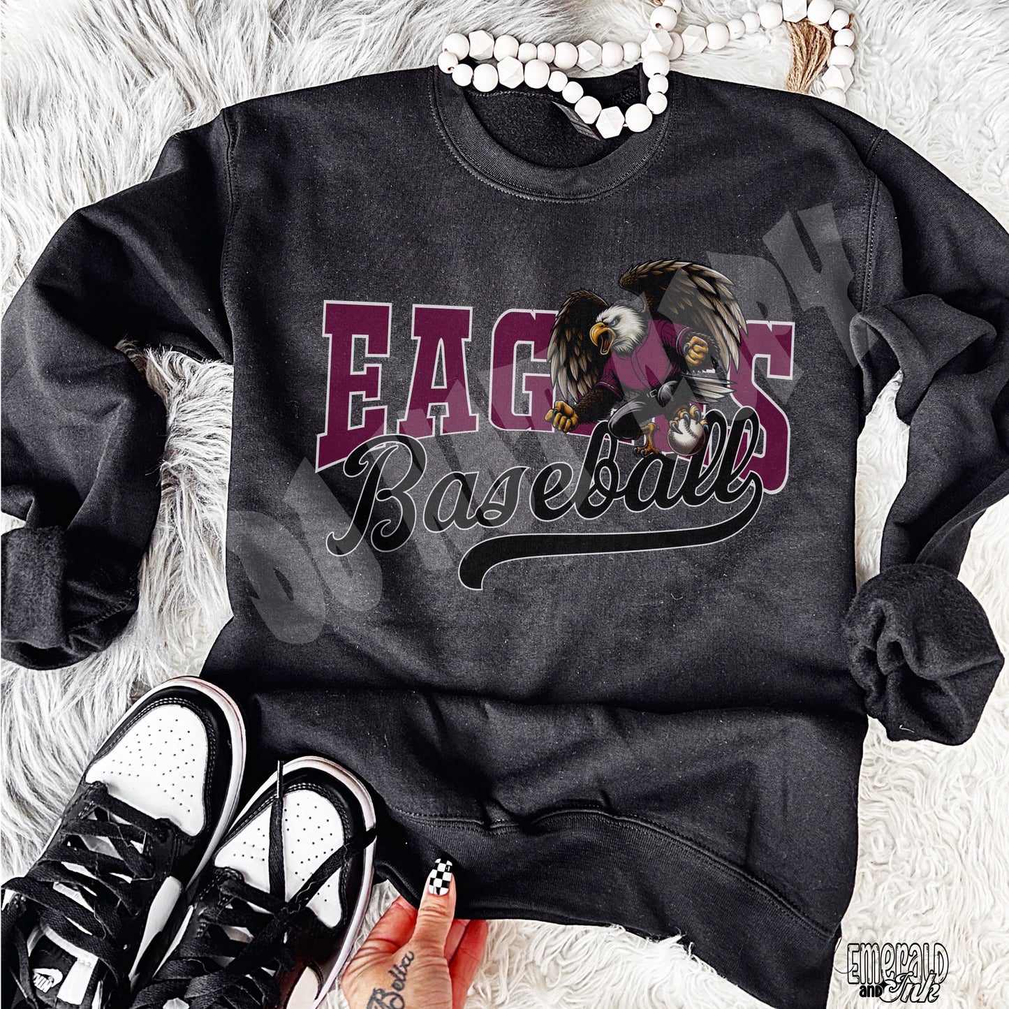 Eagles Baseball Maroon Digital Download