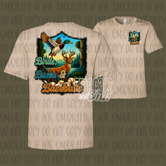 Birds, Bucks & Baseballs T-Shirt