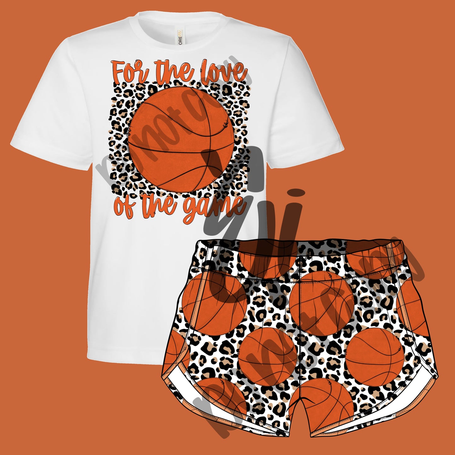 For The Love of The Game Basketball Athletic Set