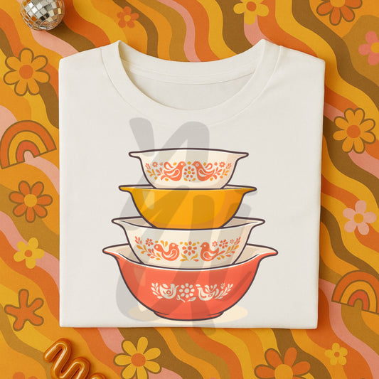 Friendship Bowls Vintage PNG Download