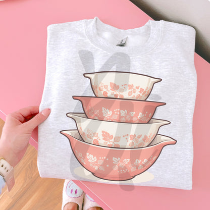 Gooseberry Bowls Vintage PNG Download