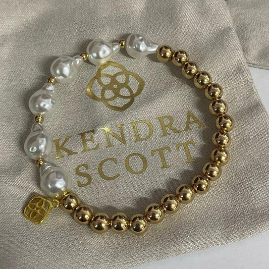 Gold Pearl Bracelet