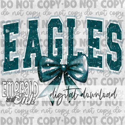 Eagles Bow Coquette Digital Download