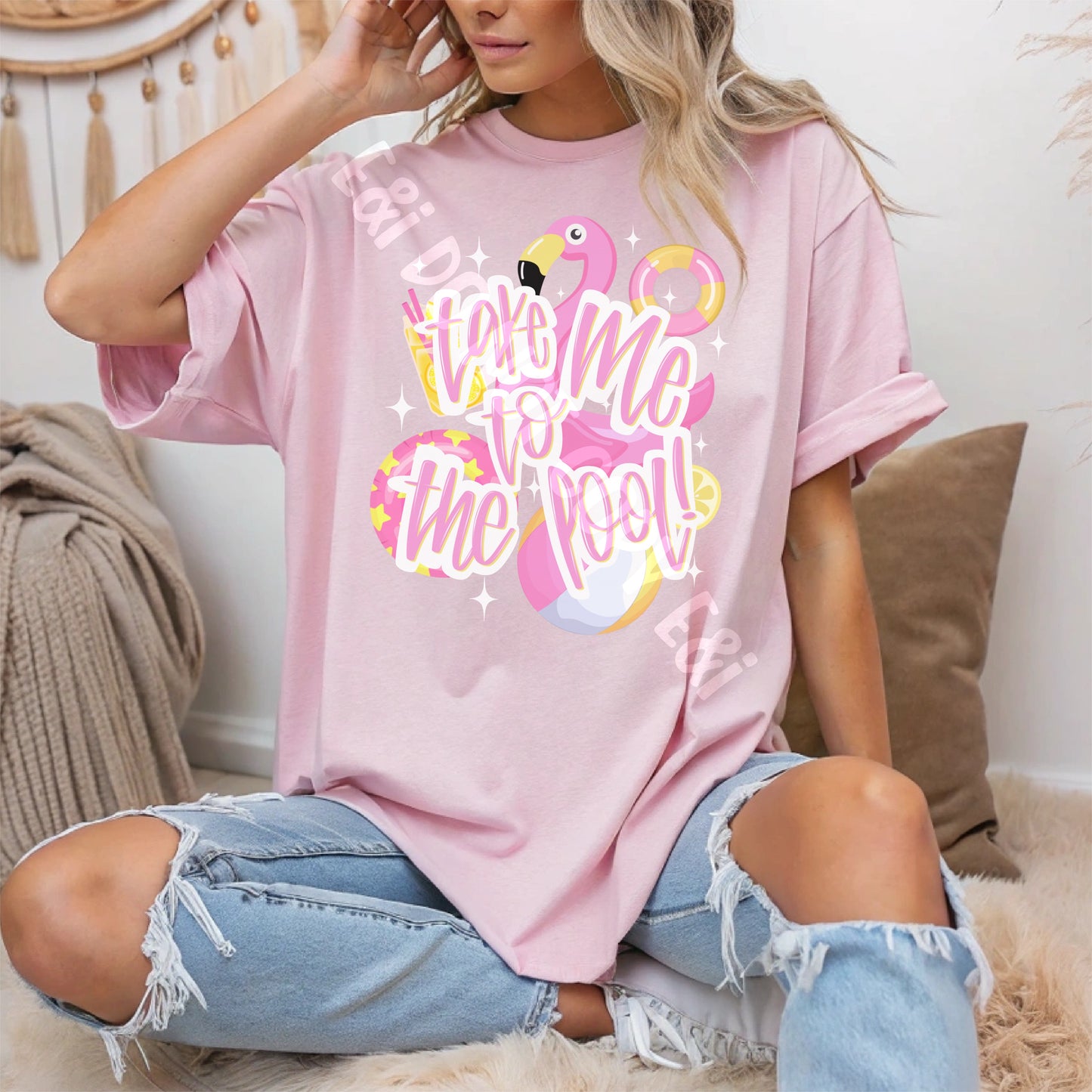 Take Me To The Pool - DTF Transfer