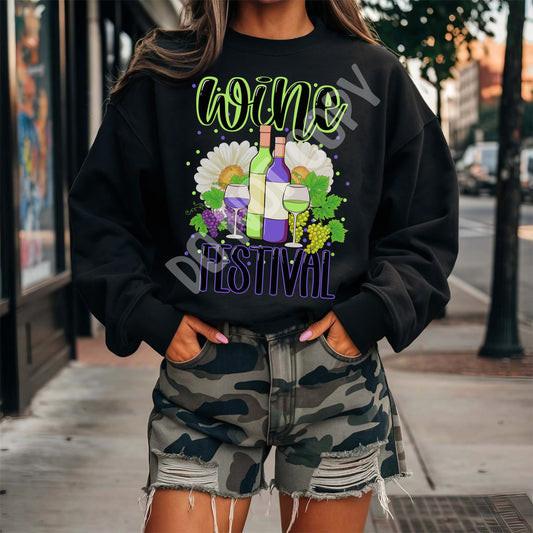 Wine Festival Green/Purple - Digital Download