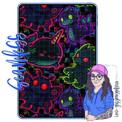 Kawaii Cryptid Collab by Diesel Designs + EMERALD & iNK