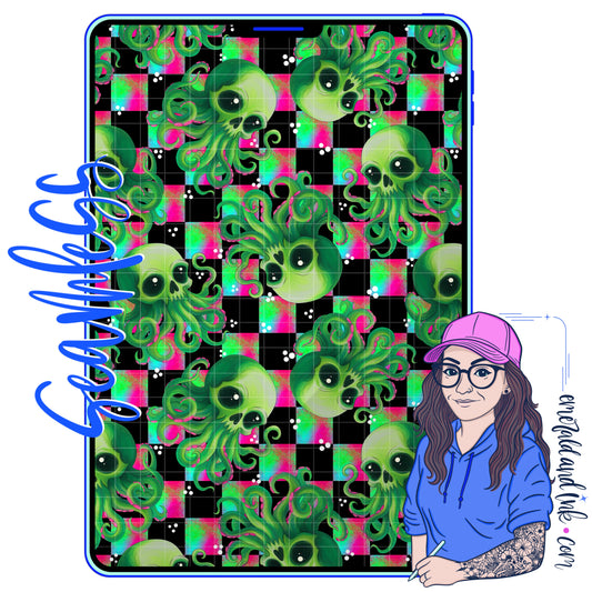 Kraken Cryptid Seamless - JPEG Digital Download