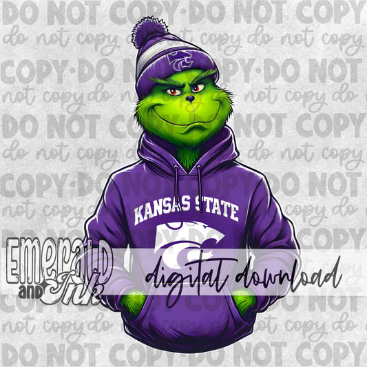 Mean Green Spirit Wear - KState Purple - Digital Download