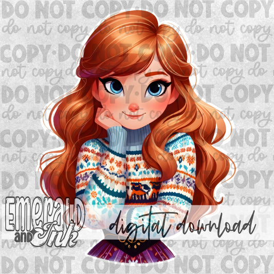 Boujee Kingdom - Arendelle Princess - Digital Download