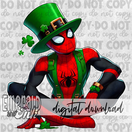 St Patricks Day Spidey - DIGITAL Download