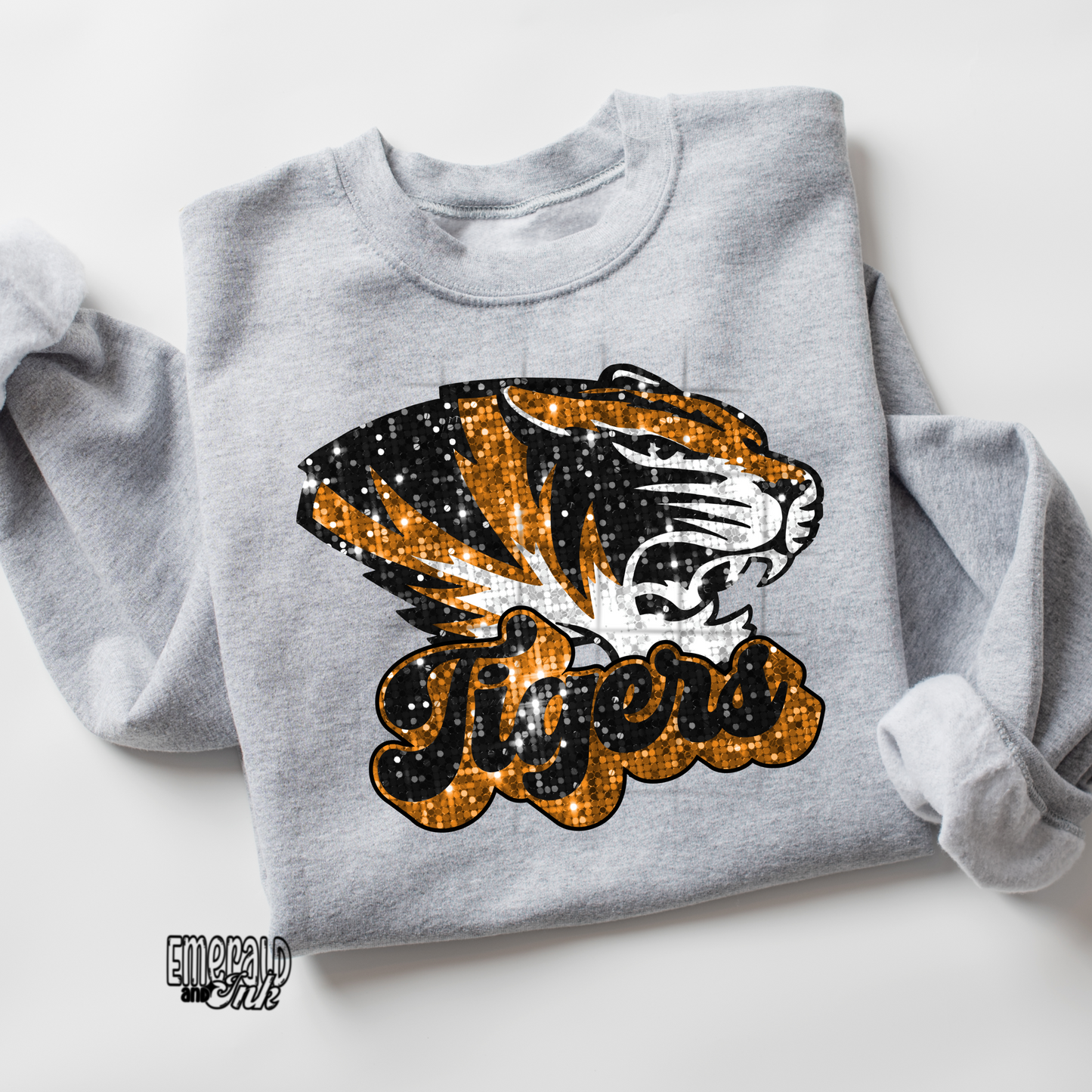 Tigers Blingy (orange) - DTF Transfer*TAT 7 biz days