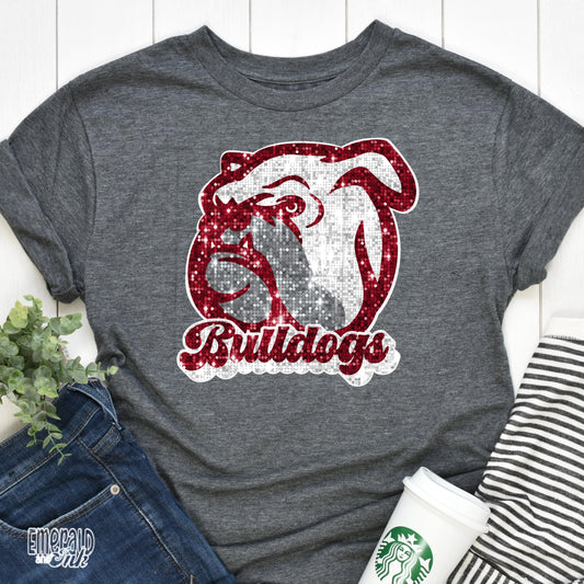 Bulldogs Blingy 2 - DTF Transfer*TAT 7 biz days