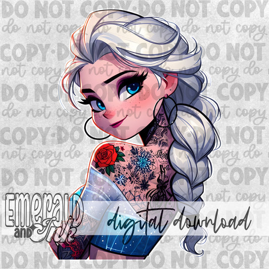 Tattoo Kingdom - Ice Queen 1 - DIGITAL Download