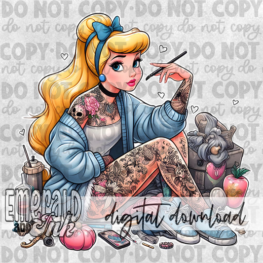 Tattoo Kingdom - Glass Slipper 1 - DIGITAL Download