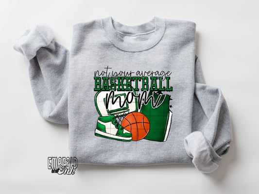 Not your average basketball mom (green) - DTF Transfer*TAT 7 biz days