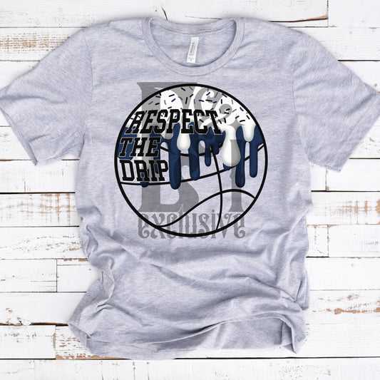 Respect The Drip Digital Download - Navy Basketball