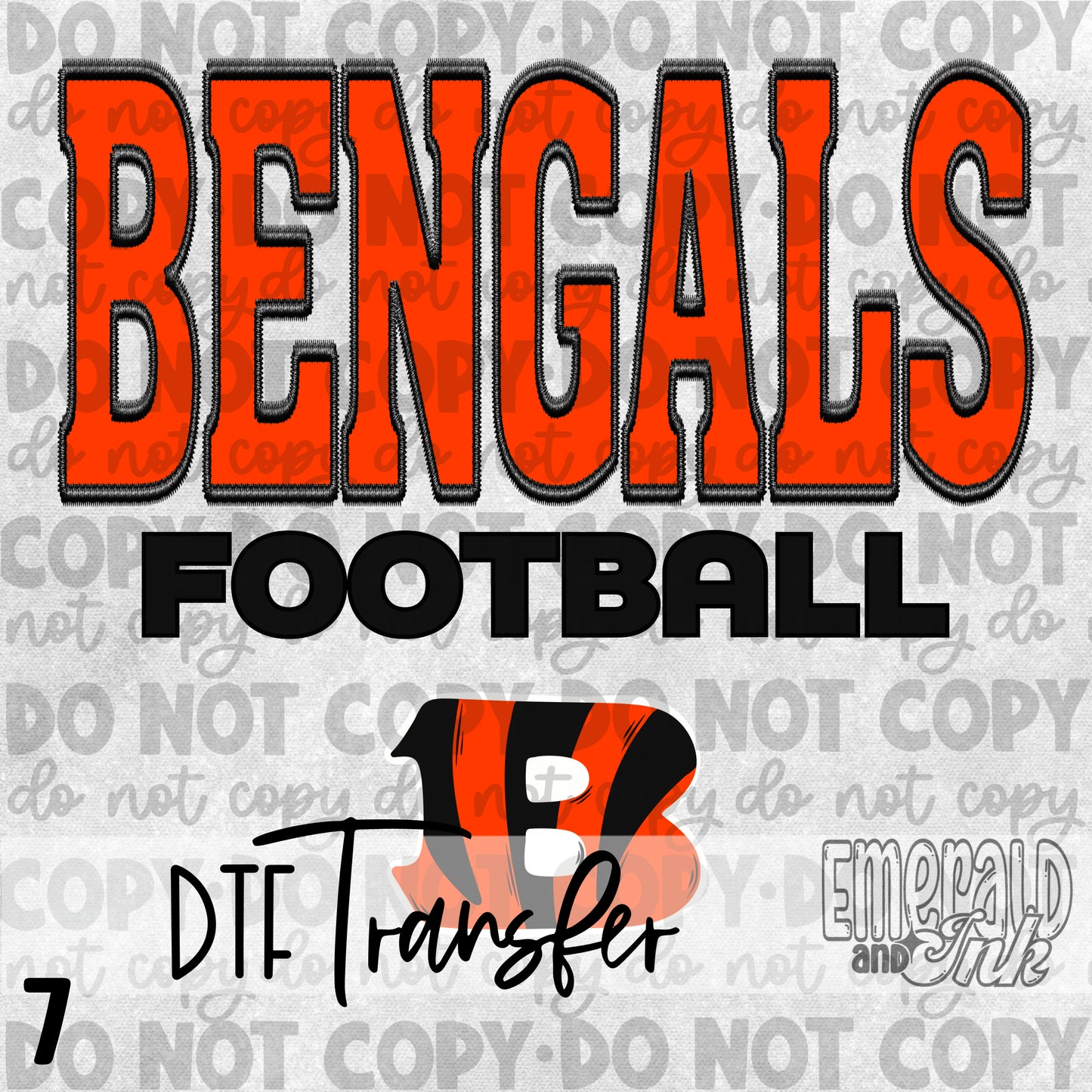 Cinci Football - Pick UR DTF Transfer