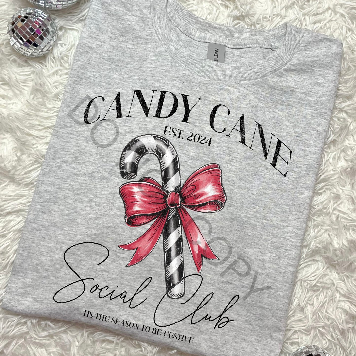 Candy Cane Social Club - DTF Transfer