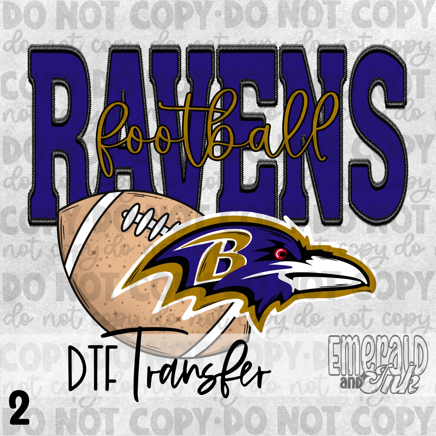 BMore Football - Pick UR DTF Transfer