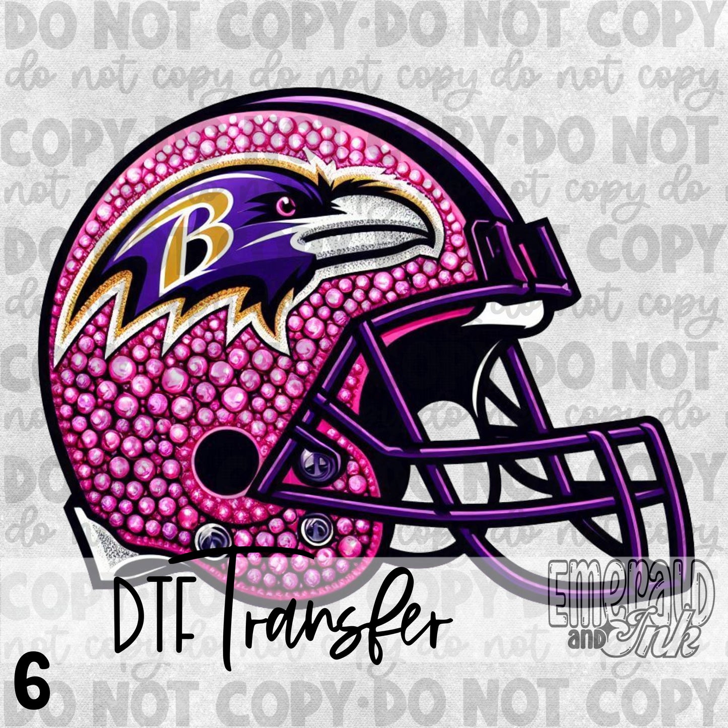 BMore Football - Pick UR DTF Transfer