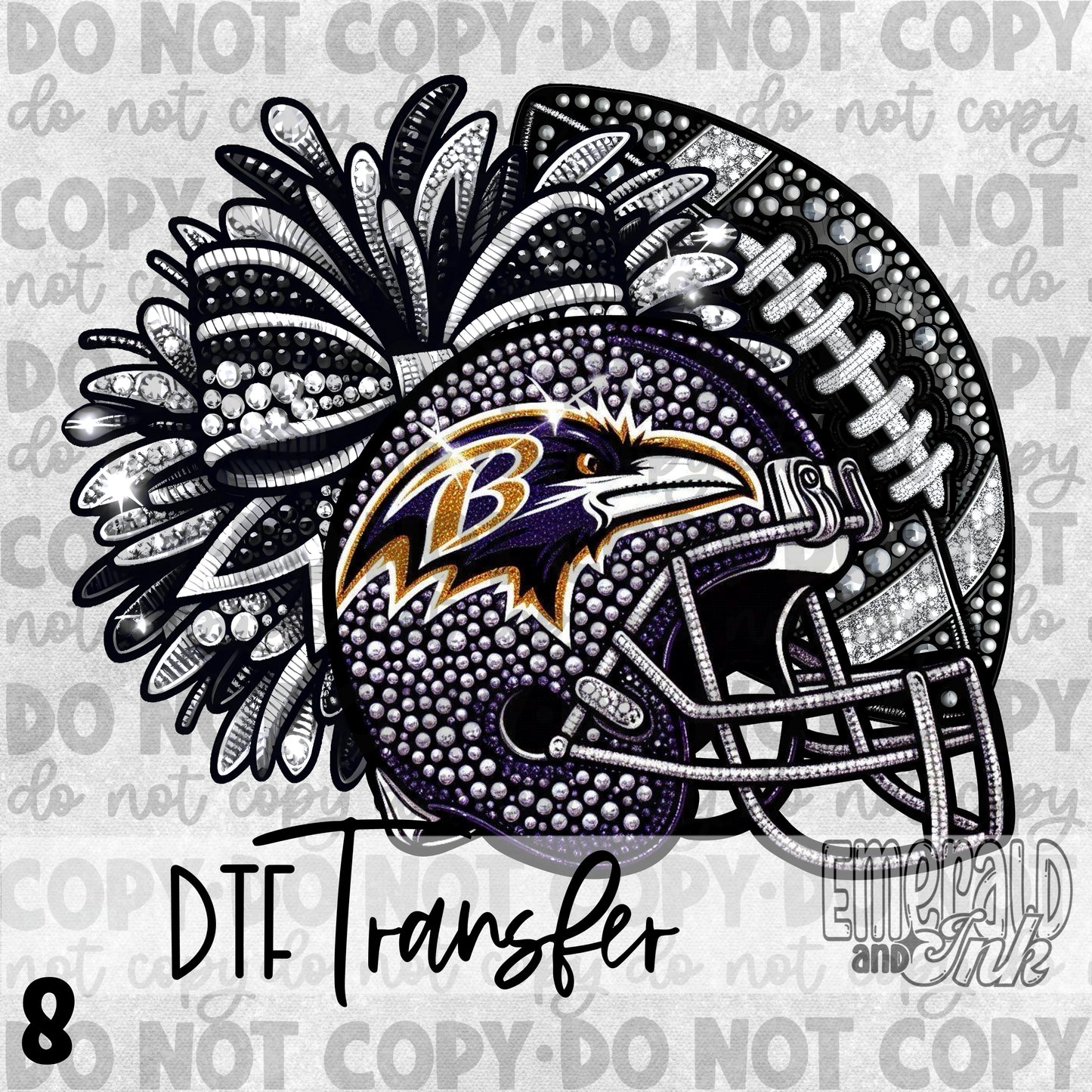 BMore Football - Pick UR DTF Transfer