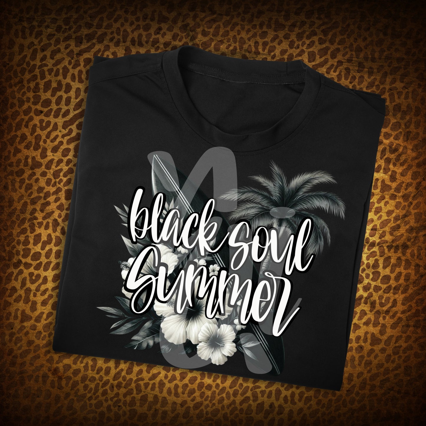 Black Soul Summer Emocore Dark Vibe Beach - PNG Digital Download