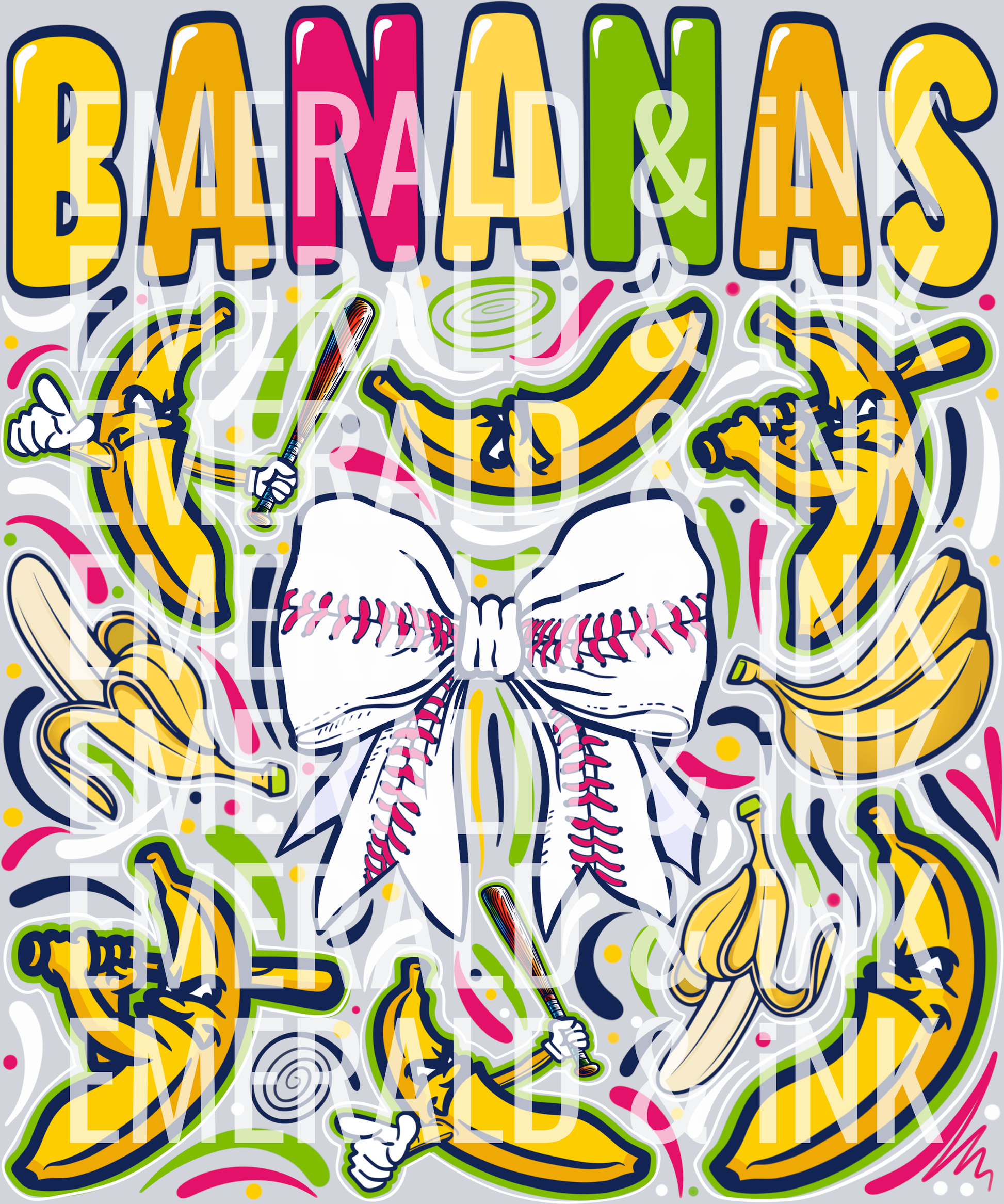 BANANAS Baseball DTF