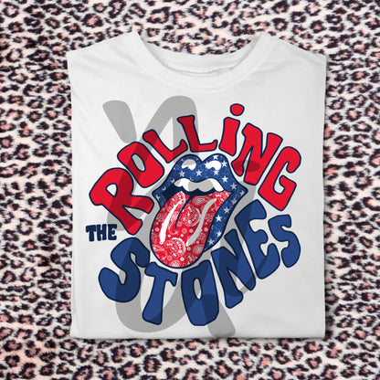 Patriotic Rock Music 4th of July - PNG Digital Download