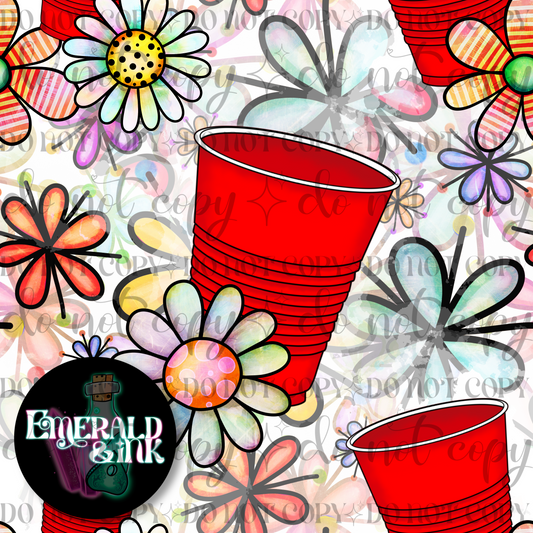 Red Cup Seamless DIGITAL